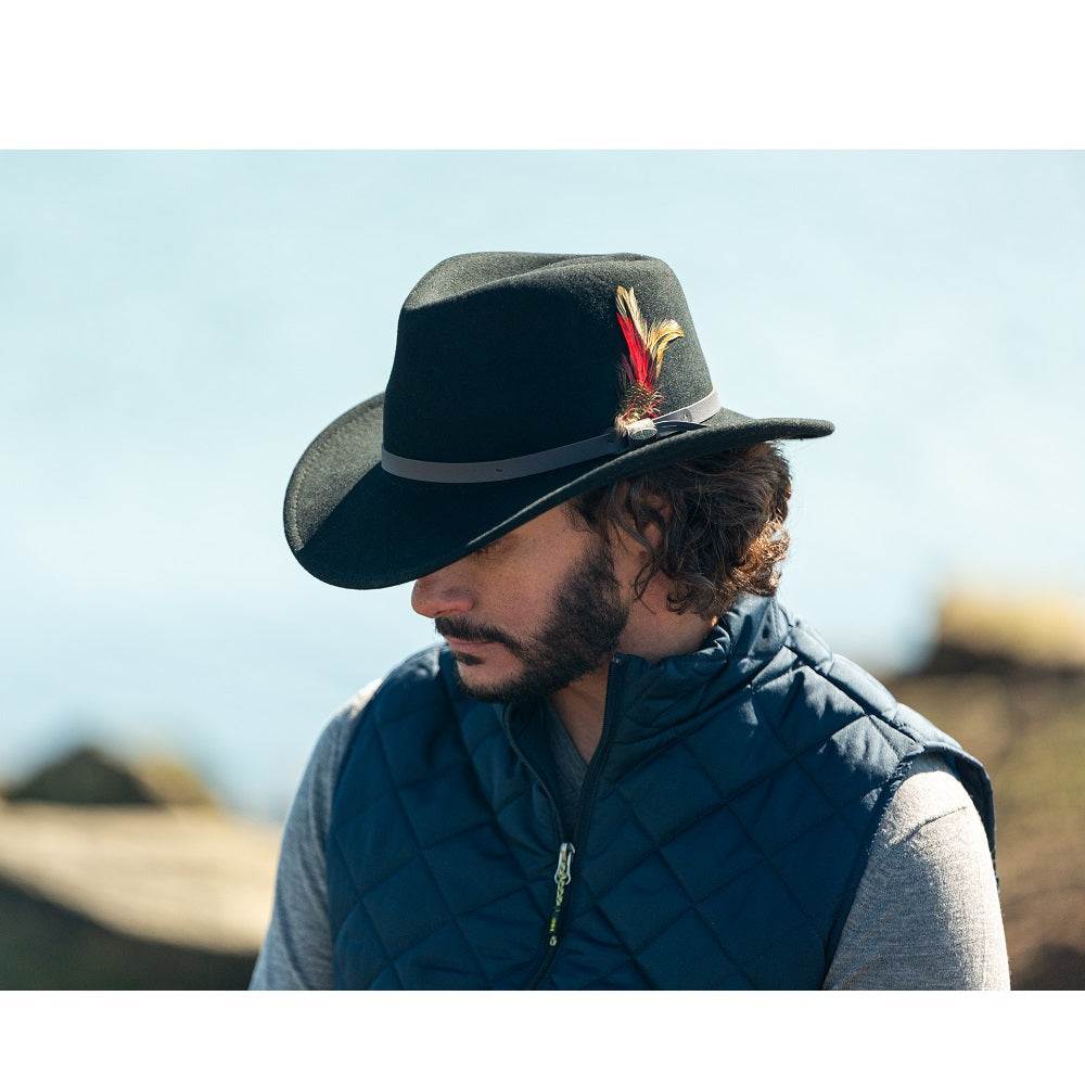 Dakota Fedora-BLACK[Fast shipping and box packing]