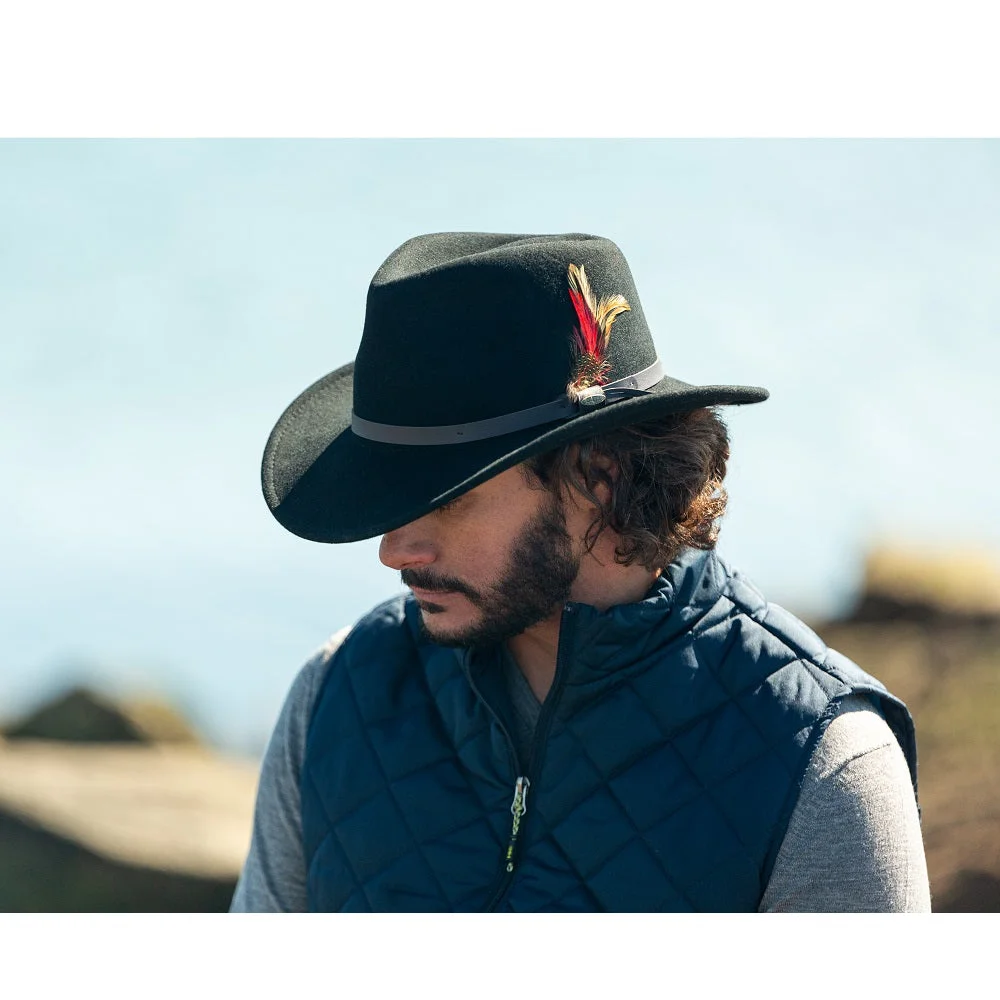 Dakota Fedora-BLACK[Fast shipping and box packing]