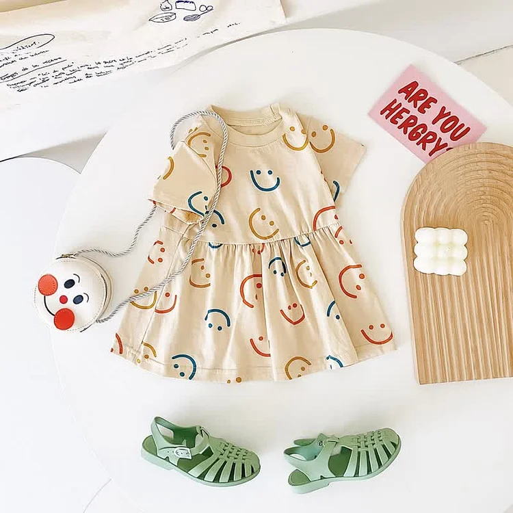 Baby Toddler Smiley Loose Dress
