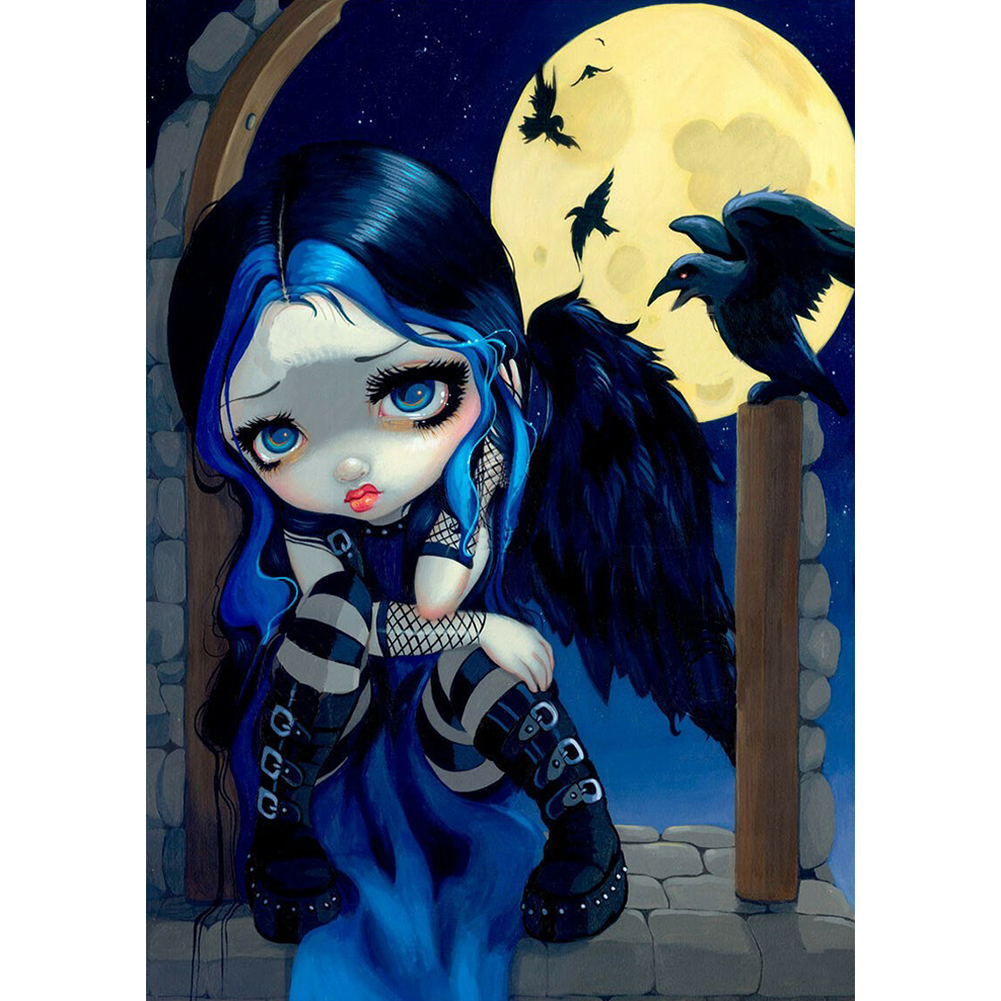 

Doll - 11CT Stamped Cross Stitch - 30*40CM, 501 Original