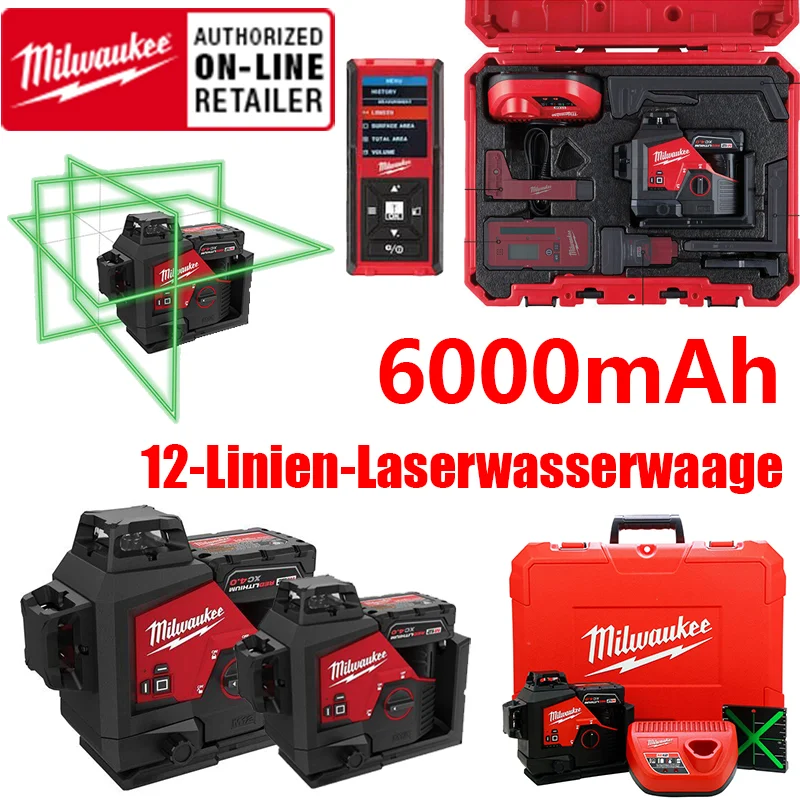 [Știri oficiale Milwaukee] Lansarea laserului cu nivelare automată &icirc;n 3 planuri Milwaukee cu 16 linii