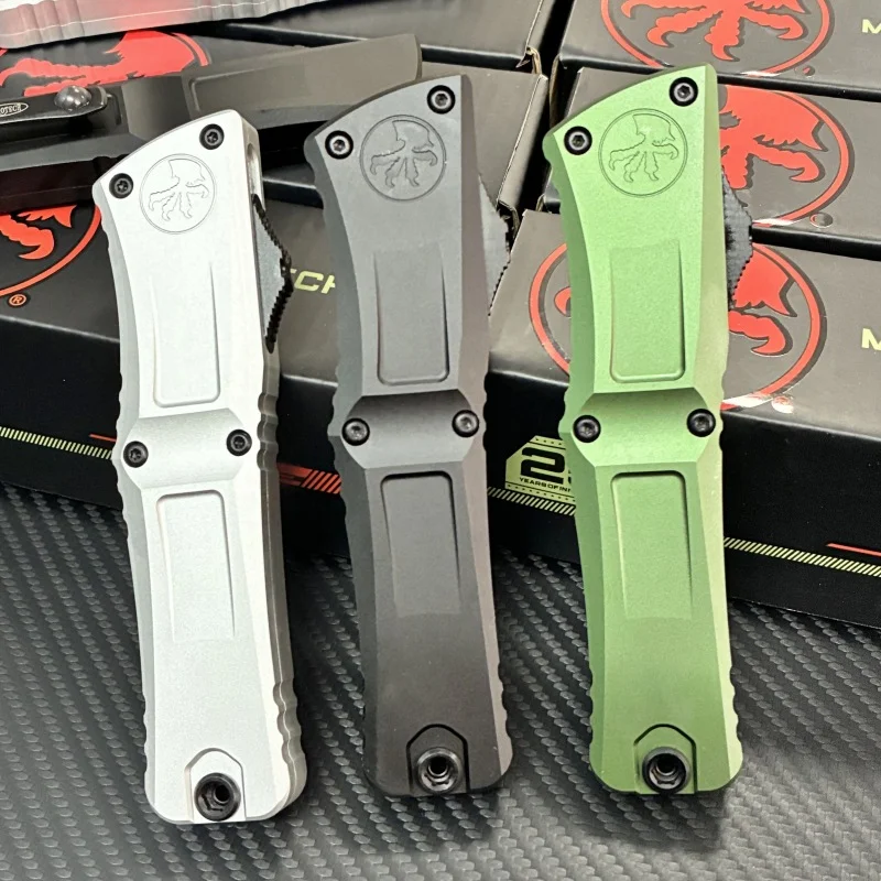 Cross-border best-selling Microtech Daron 3rd Generation Outdoor Tools Aluminum Alloy Gold OTF Multi-functional Knife Sheath EDC Accessories