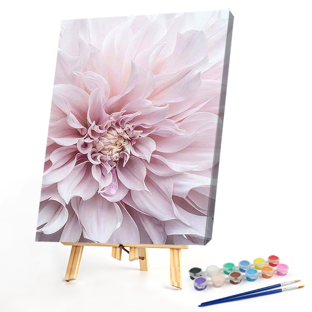 

40*50CM - Paint By Numbers - Pink Flowers, 501 Original