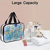 DIY Flower Diamond Painting Bling Rhinestone Makeup Bag Large Storage Bag