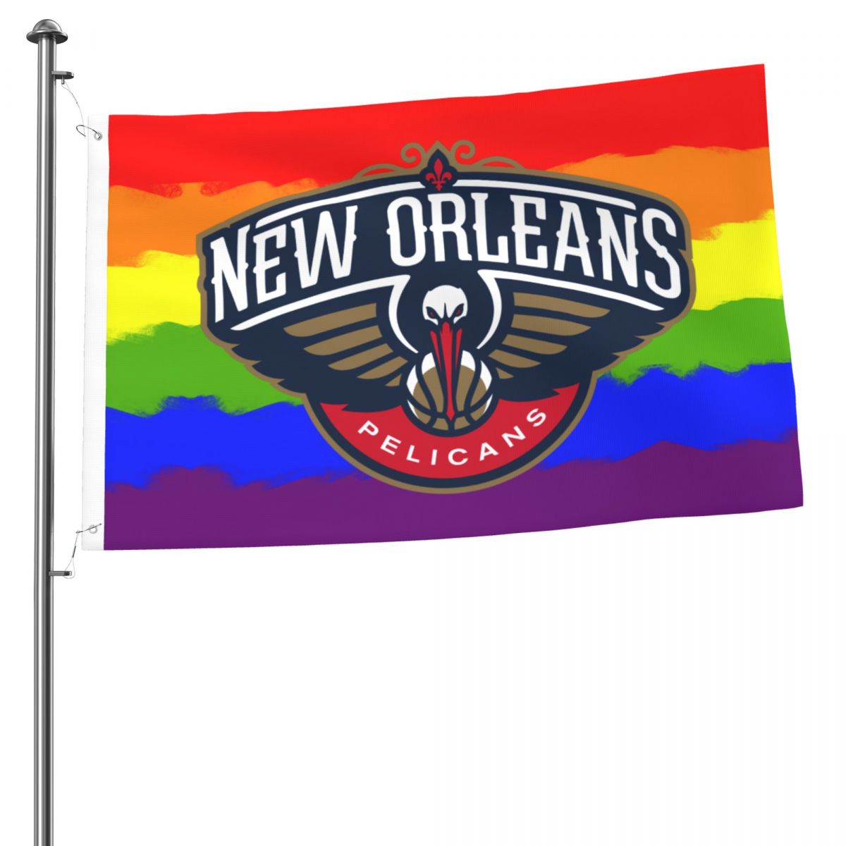 New Orleans Pelicans Traditional Pride 2x3 FT UV Resistant Flag