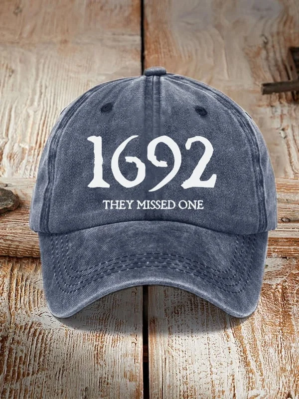 1692 They Missed One Salem Witch Sun Hat socialshop