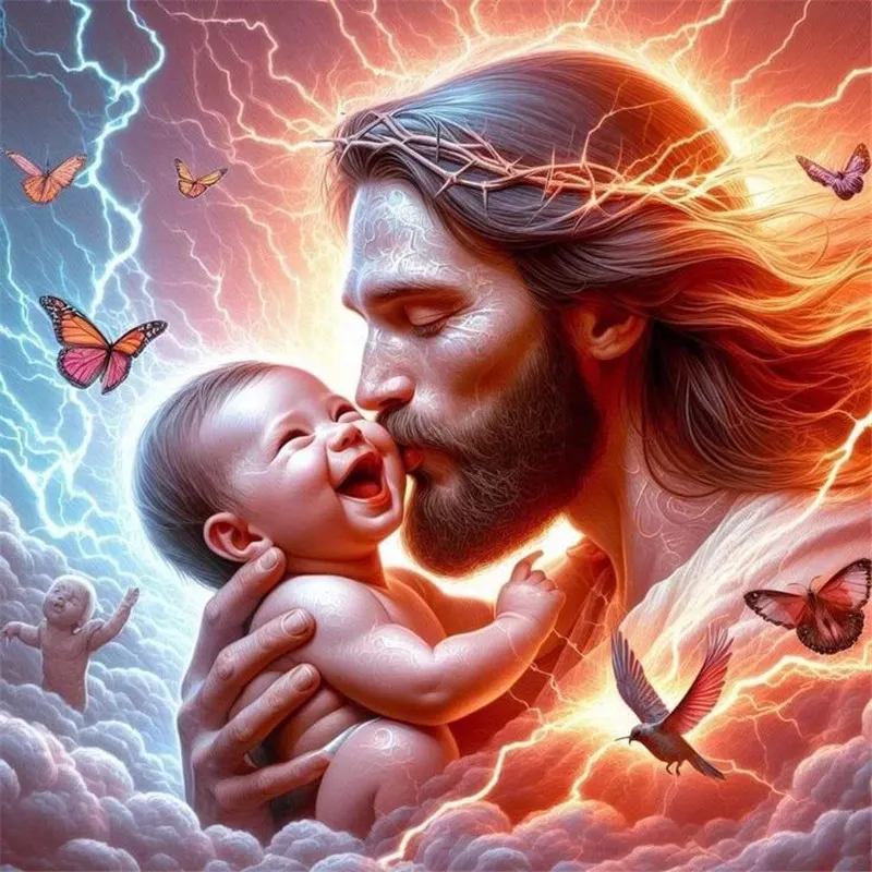 Diamond Painting - Full Round Drill - Jesus(Canvas|40*40cm)