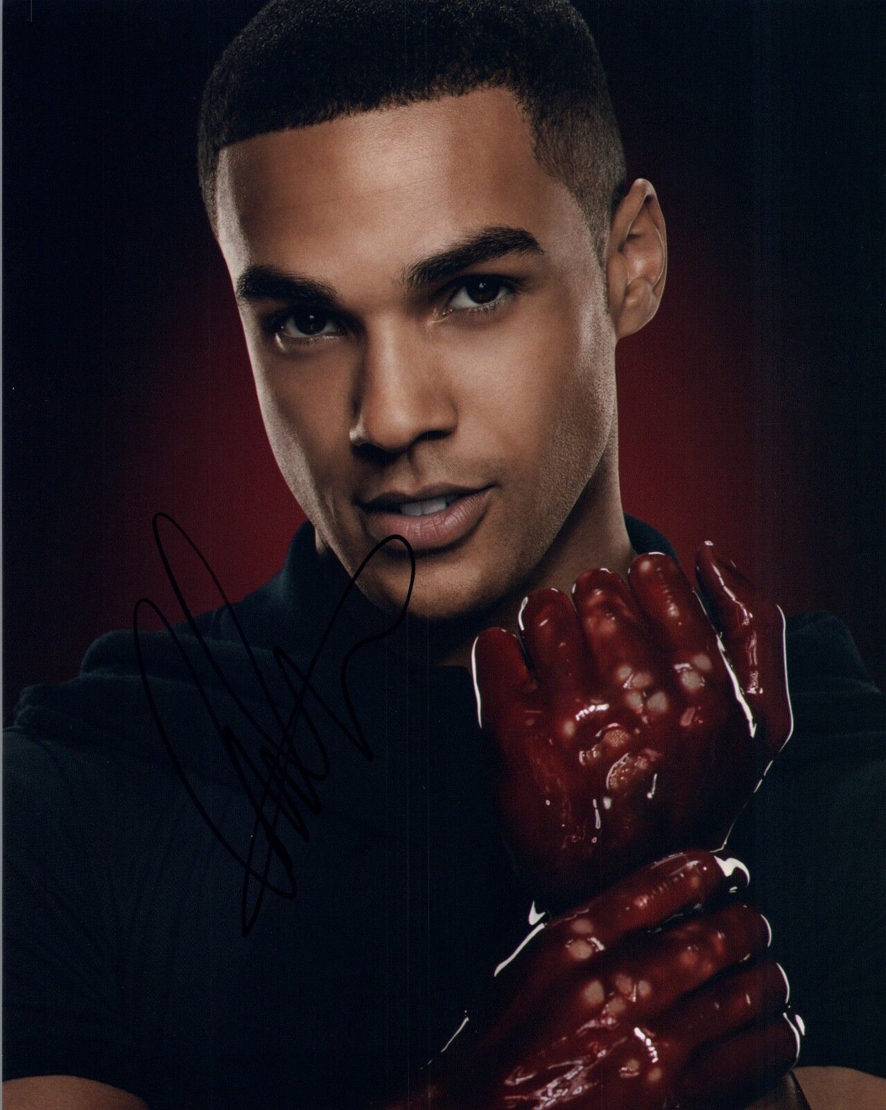 Lucien Laviscount Signed Autographed 8x10 Photo Poster painting SCREAM QUEENS Actor COA