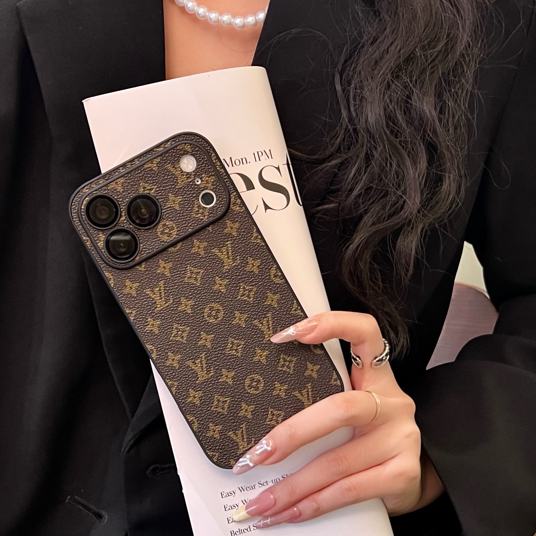 Louis Vuitton Designer Phone Cover OOTD Essential 