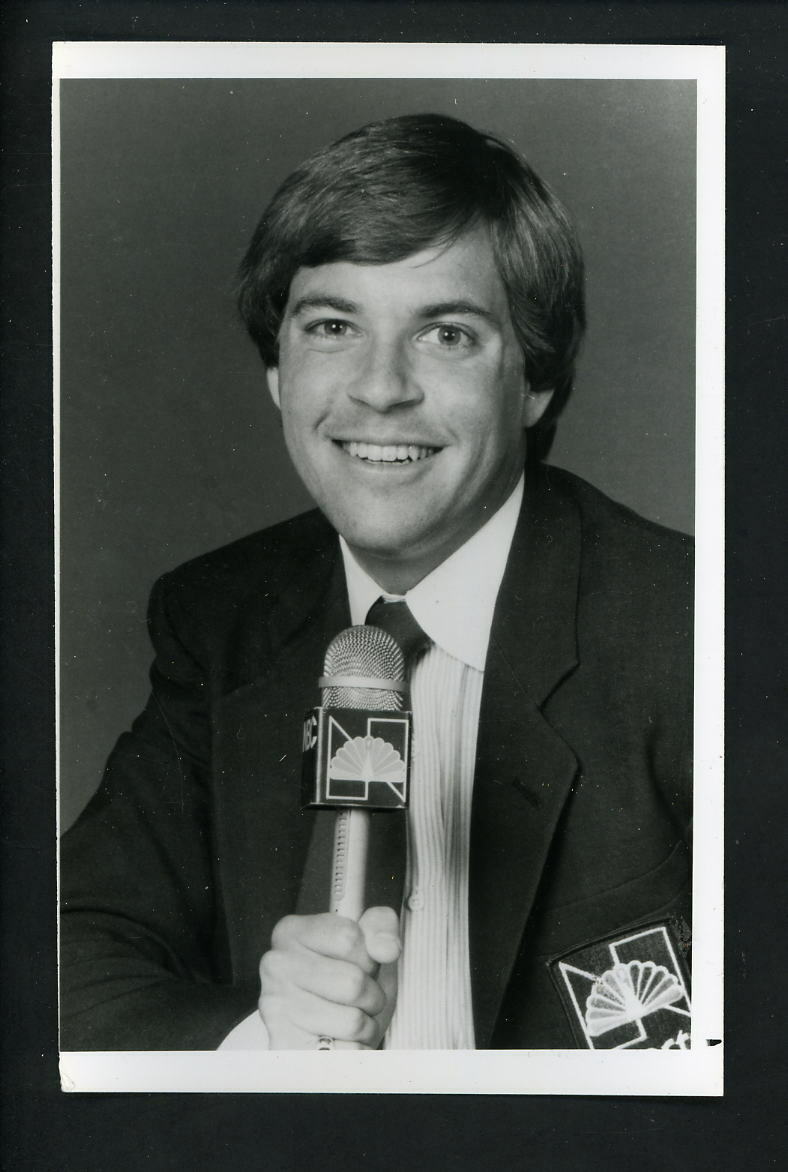 Bob Costas official NBC 1983 Press Photo Poster painting American League baseball announcer