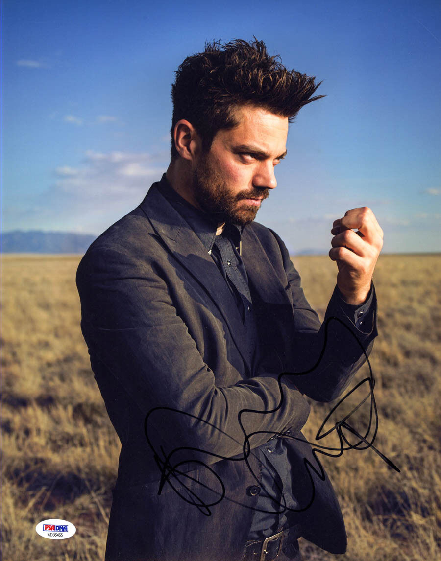 Dominic Cooper SIGNED 11x14 Photo Poster painting Jesse Custer Preacher PSA/DNA AUTOGRAPHED