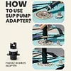 6Pcs Air-Pump Hose Connector Air Valve Nozzles Paddle SUP Board Boat Accessories