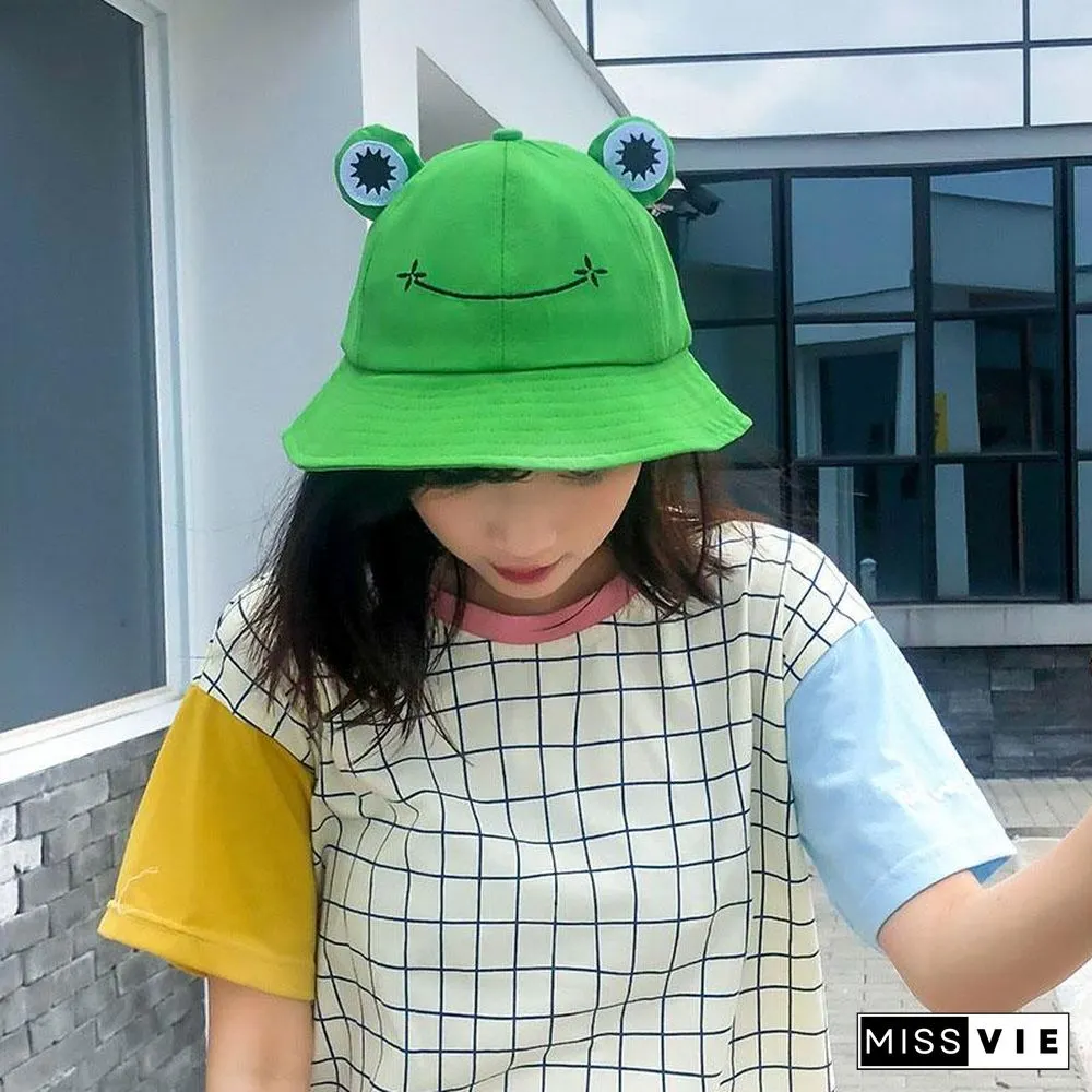 Frog Eyes Fisherman Hat