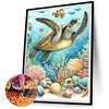 Diamond Painting -DIY Full Square Drill Sea Turtle（35*45CM)