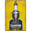 Champion Spark plug - Metal Tin Signs(8*12Inch/12*16Inch) - Garage
