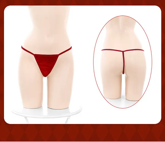 Wetrose] In Stock Sexy Christmas Playing Lingerie Hot Passion Suit Opening  Lingerie For Women Snap Crotch Corset Underwear Cosplay Costume Outfit