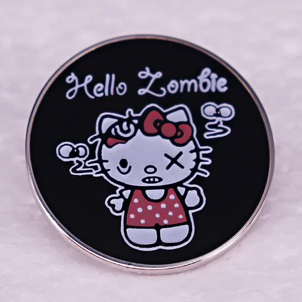 Foto del pin Gato Zombi Feliz