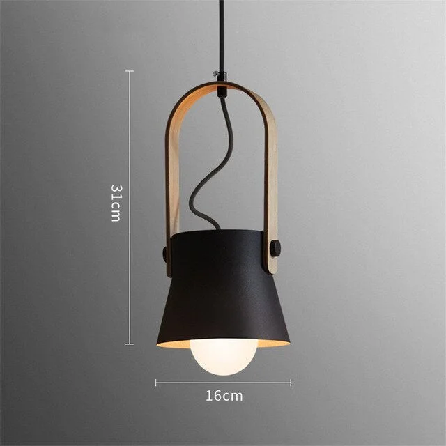 Nordic Loft LED Iron Pendant Lights Restaurant Room Bedroom Simple Hanging Lamp Home Indoor Kitchen art de pendant lamp Lighting