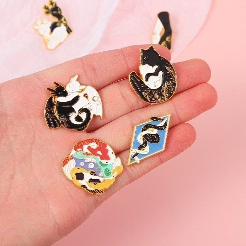 Cartoon Style Animal Alloy Stoving Varnish Unisex Brooches