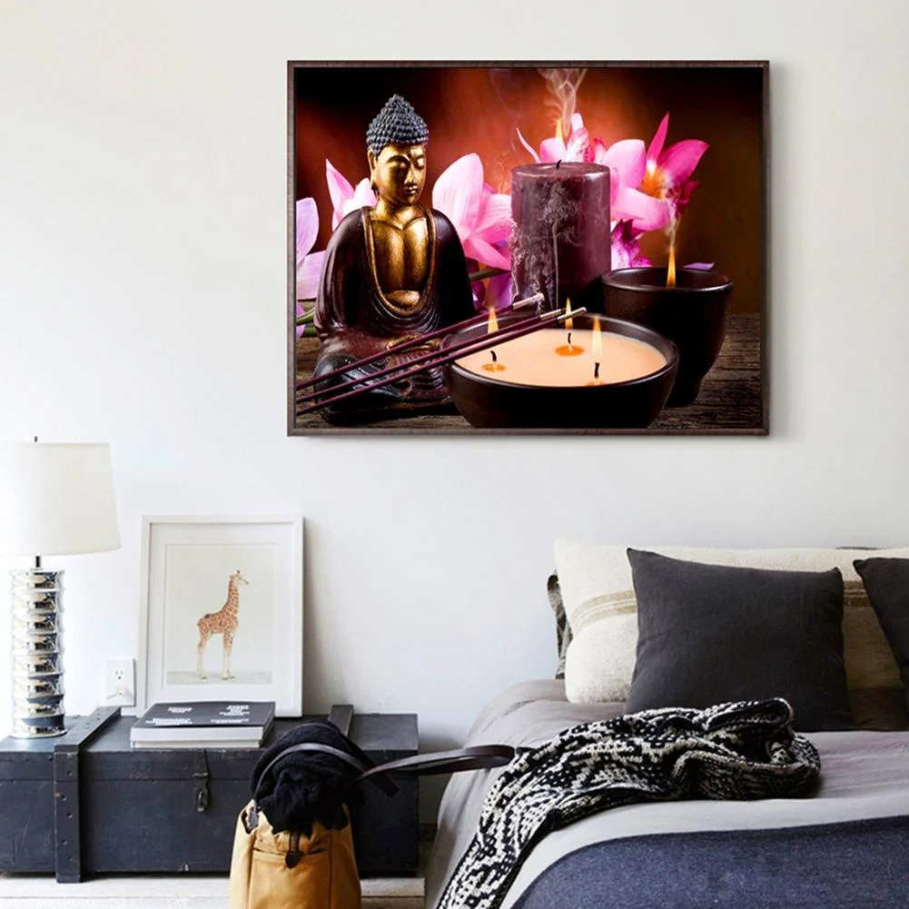 Diamond Painting - Full Round Drill - Buddha(40*30cm)