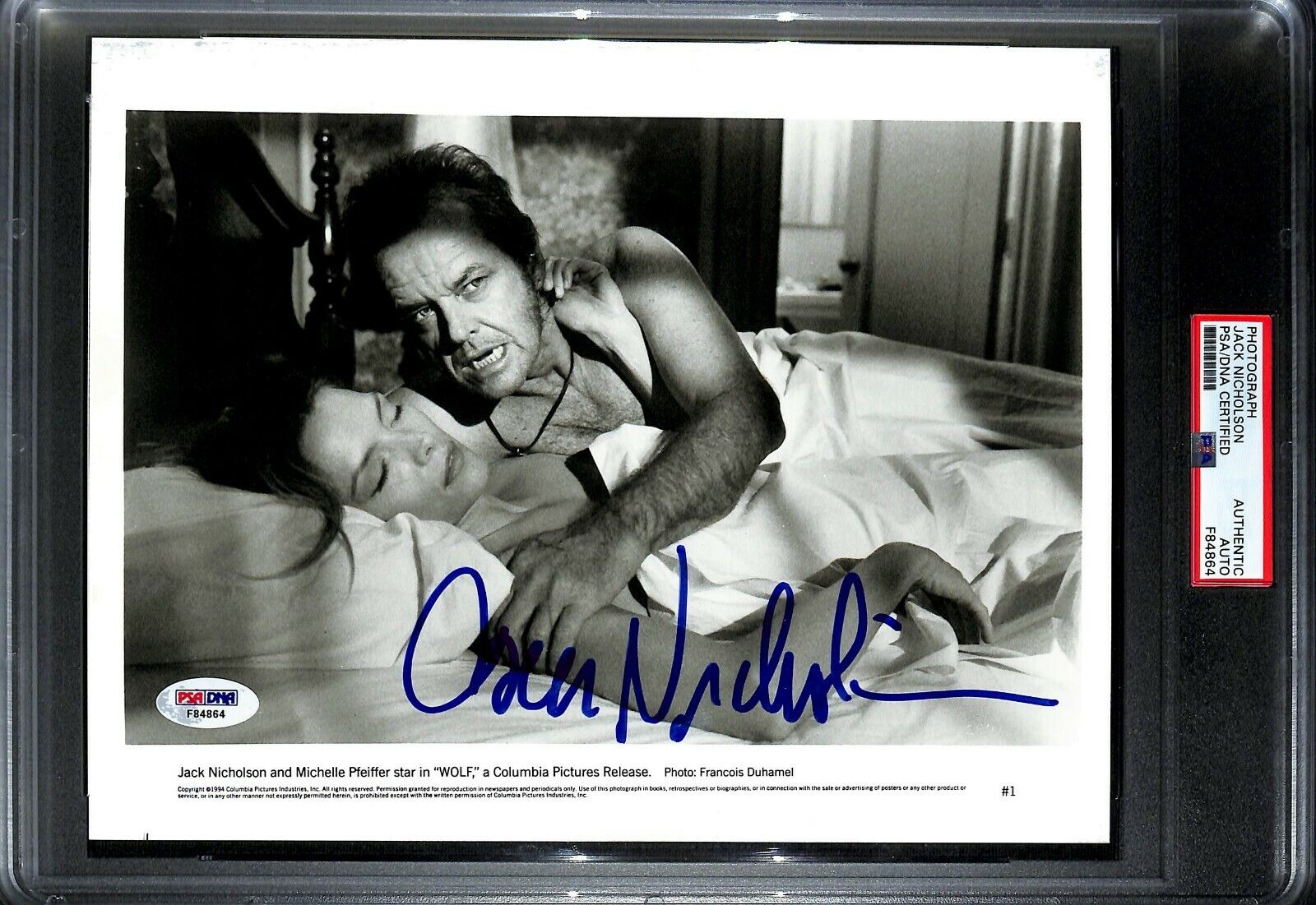 JACK NICHOLSON Signed Autographed WOLF