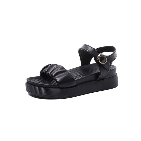 Women Sandals Summer Casual Platform Shoes Fashion Open Toe Ankle Buckle Strap Sandals Beach Sport Sandalia - BlackFridayBuys