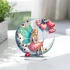 Acrylic Special Shape Flower Hourglass Table Top Diamond Painting Ornament Kits