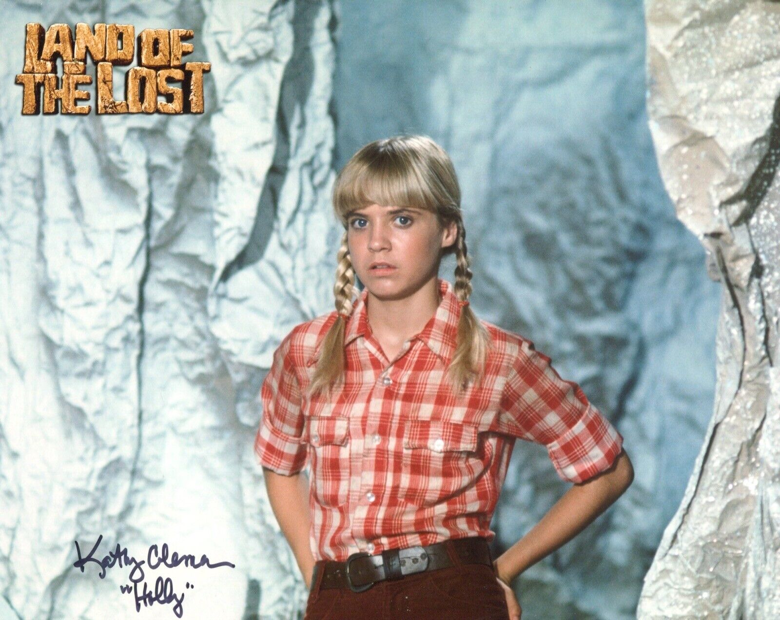 LAND OF THE LOST 8x10 Photo Poster painting signed by actress Kathy Coleman