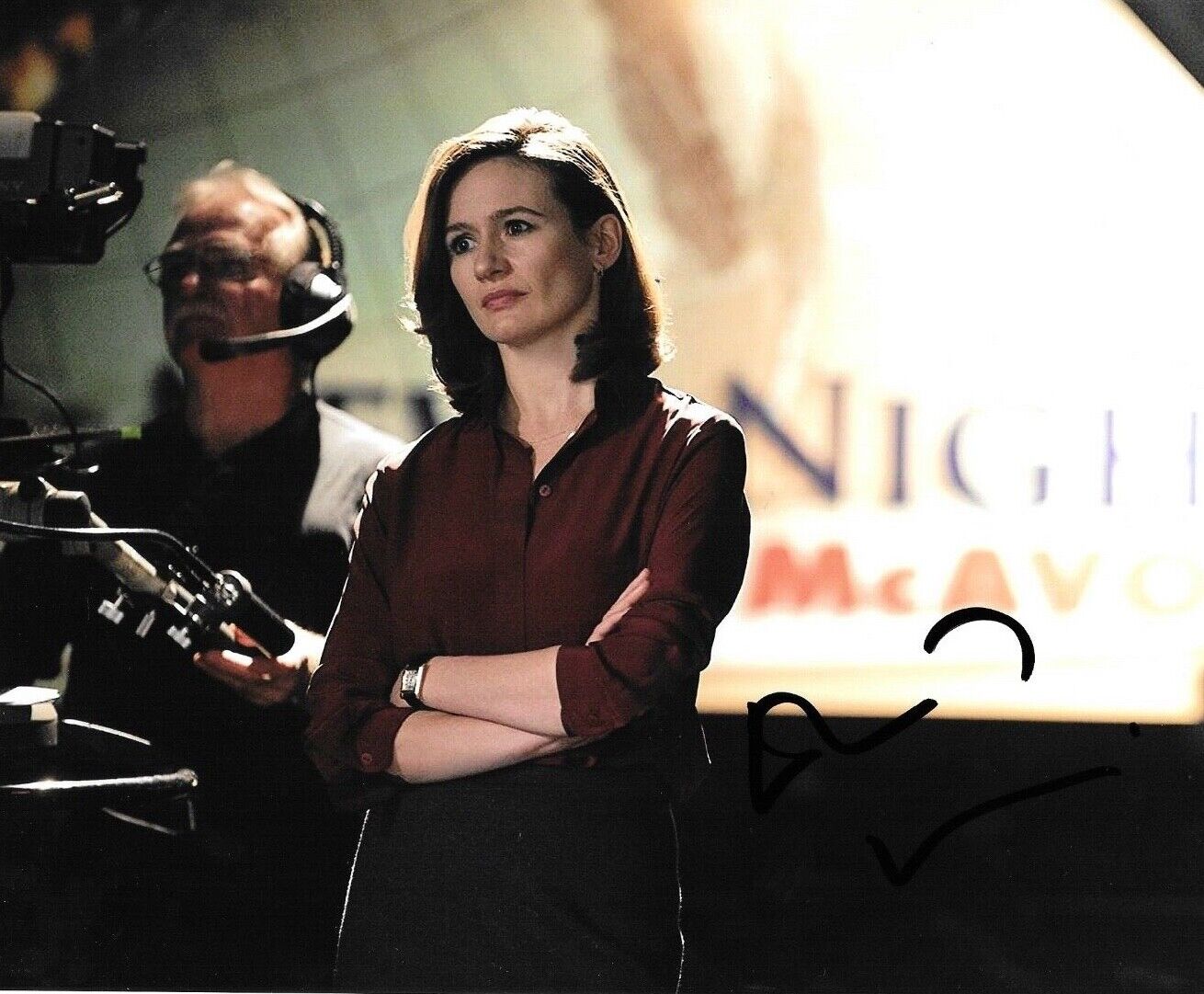 * EMILY MORTIMER * signed autographed 8x10 Photo Poster painting * THE NEWSROOM * COA * 3