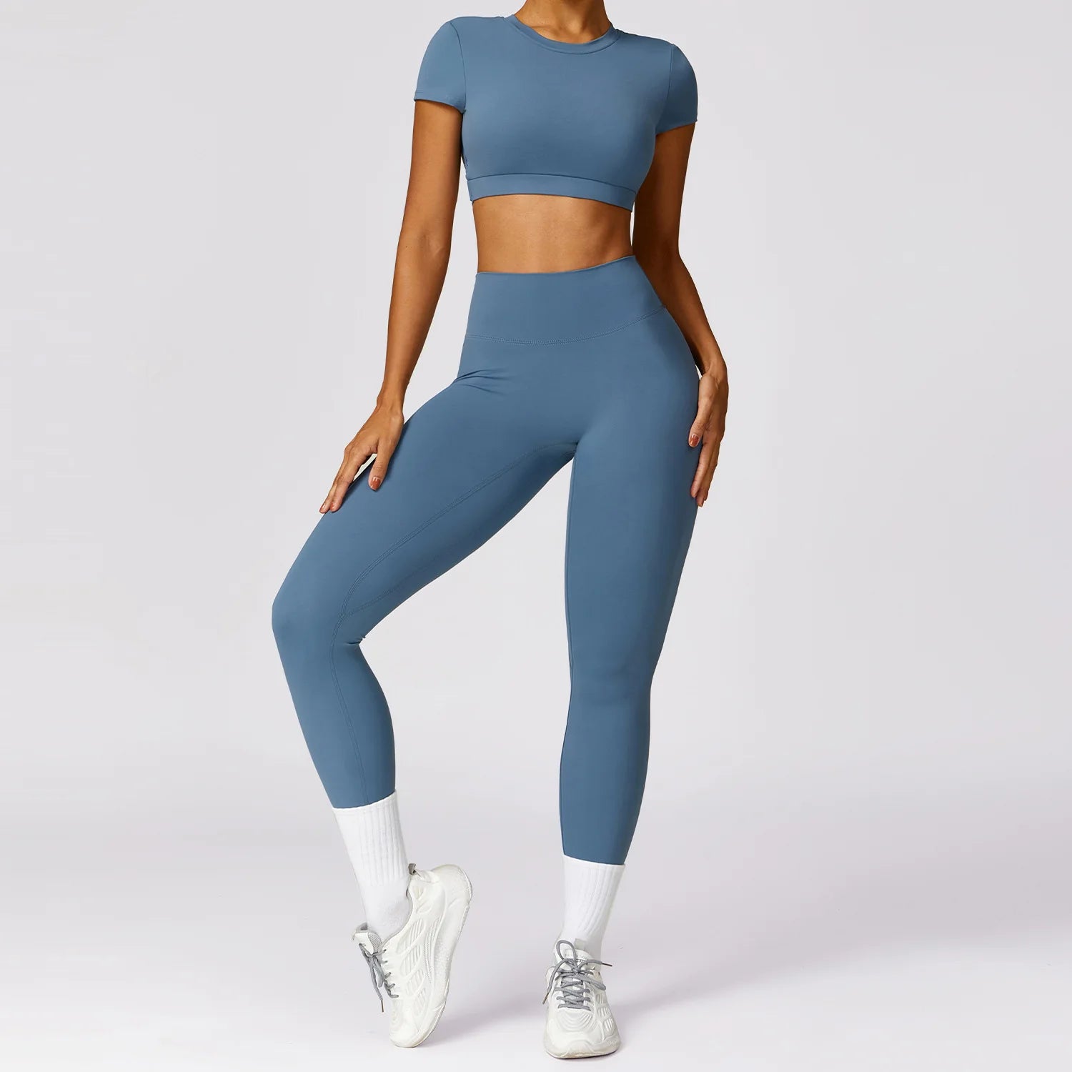 Llyge New 2-Piece Set Yoga Set Women Beauty Back Sports Bra+ Hip Lifting Leggings Workout Set Breathable Fitness Set Gym Clothing llyge