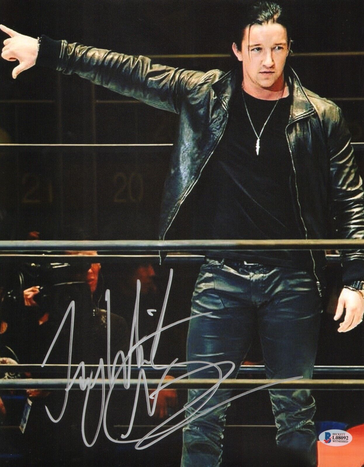 Jay White Signed 11x14 Photo Poster painting BAS Beckett COA New Japan Pro Wrestling Autograph 9