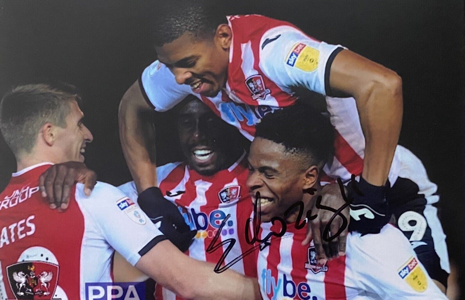 Chiedozie Ogbene Genuine Hand Signed Brentford 6X4 Photo Poster painting