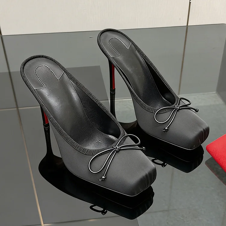 100mm Elegant Ballet Pumps Red Bottom Party Shoes Slingback high Heel Sandals VOCOSI VOCOSI