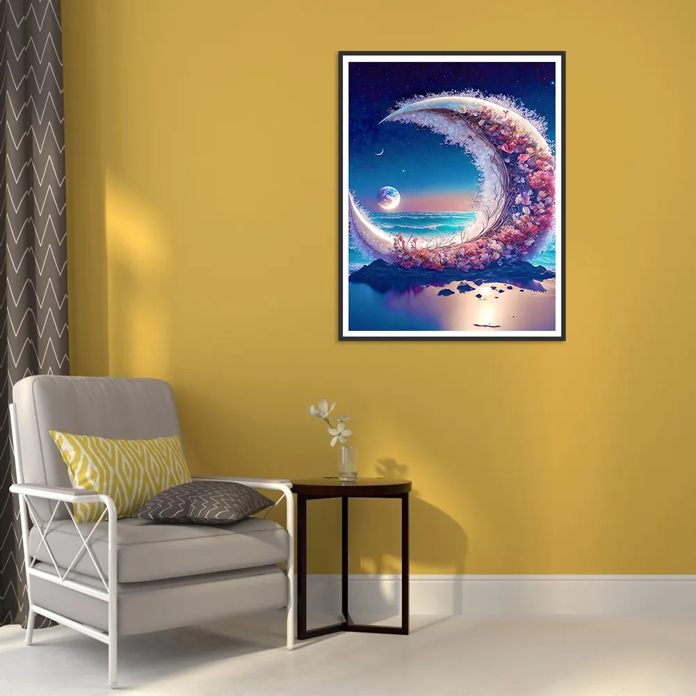 DIY Paint By Number 40*50cm - Flowers On The Sea