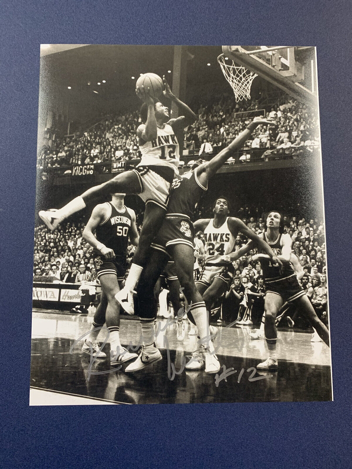 RONNIE LESTER IOWA HAWKEYES SIGNED 8x10 Photo Poster painting AUTO AUTOGRAPHED BASKETBALL COA