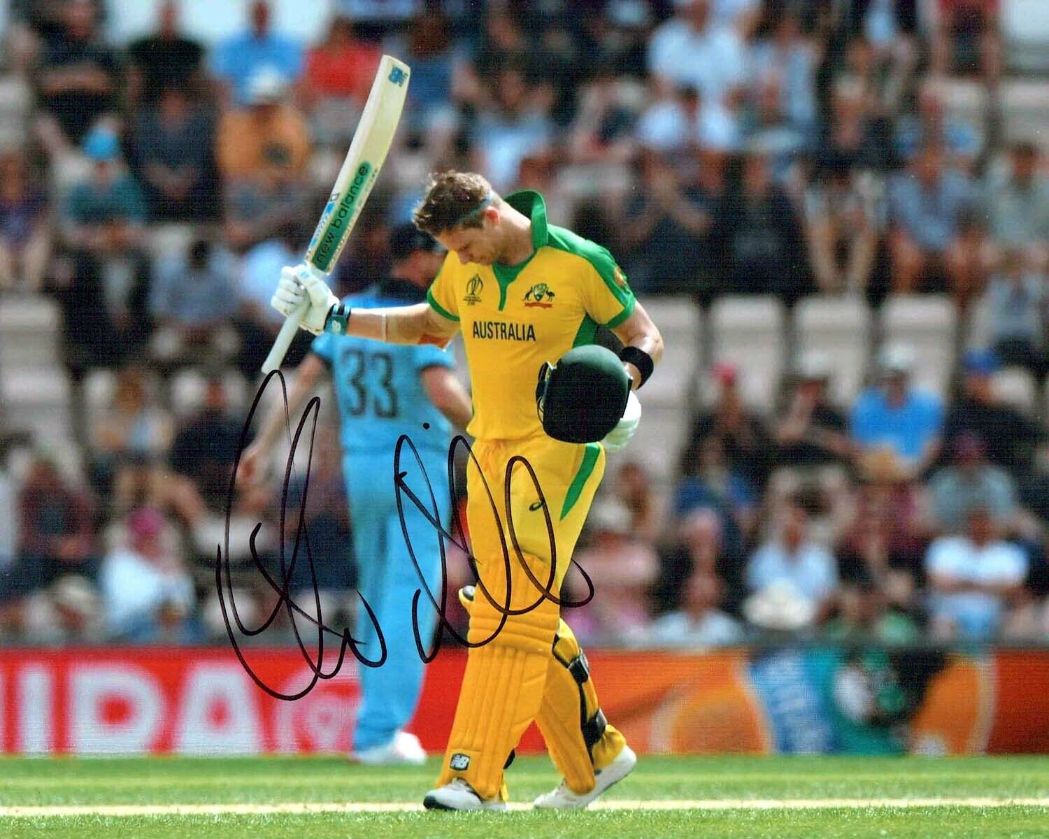 Steve SMITH Signed Autograph 10x8 Photo Poster painting Australian World Cup Cricket AFTAL COA