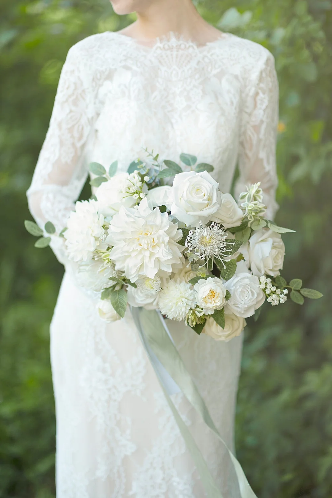 Silk Dahlia Designer Flower Boxes