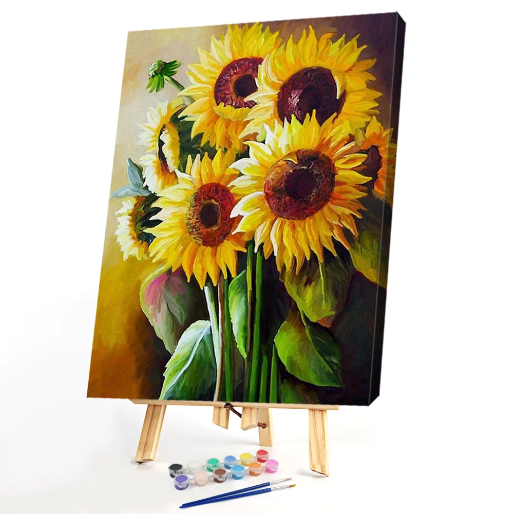Sun Flowers - Paint by Numbers