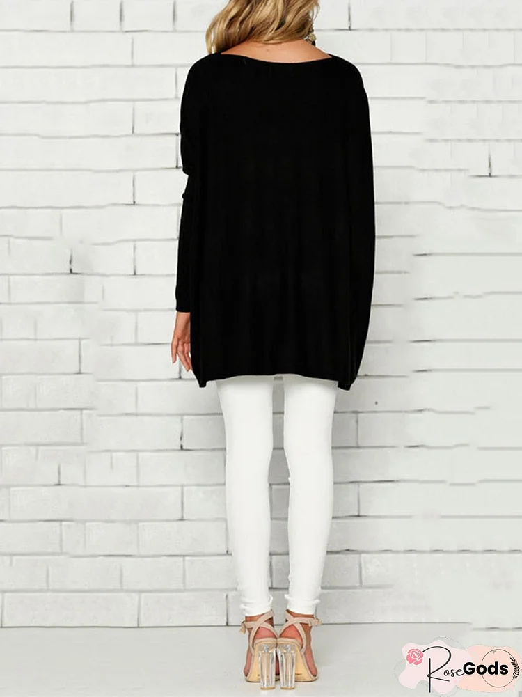 Long Sleeve Knitted Blouse