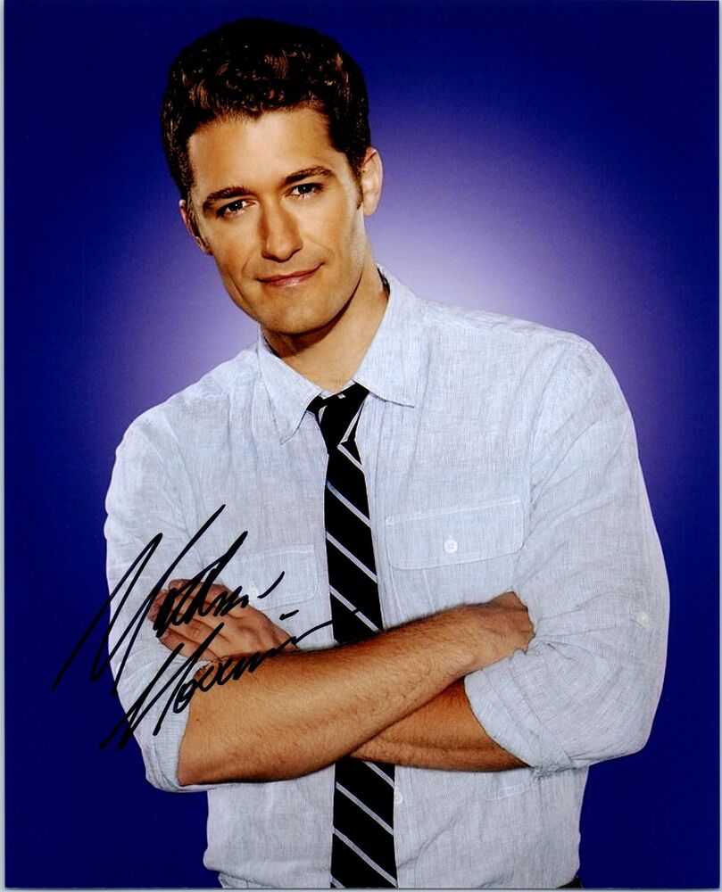 MATTHEW MORRISON Signed Autographed GLEE 8X10 Photo Poster painting E