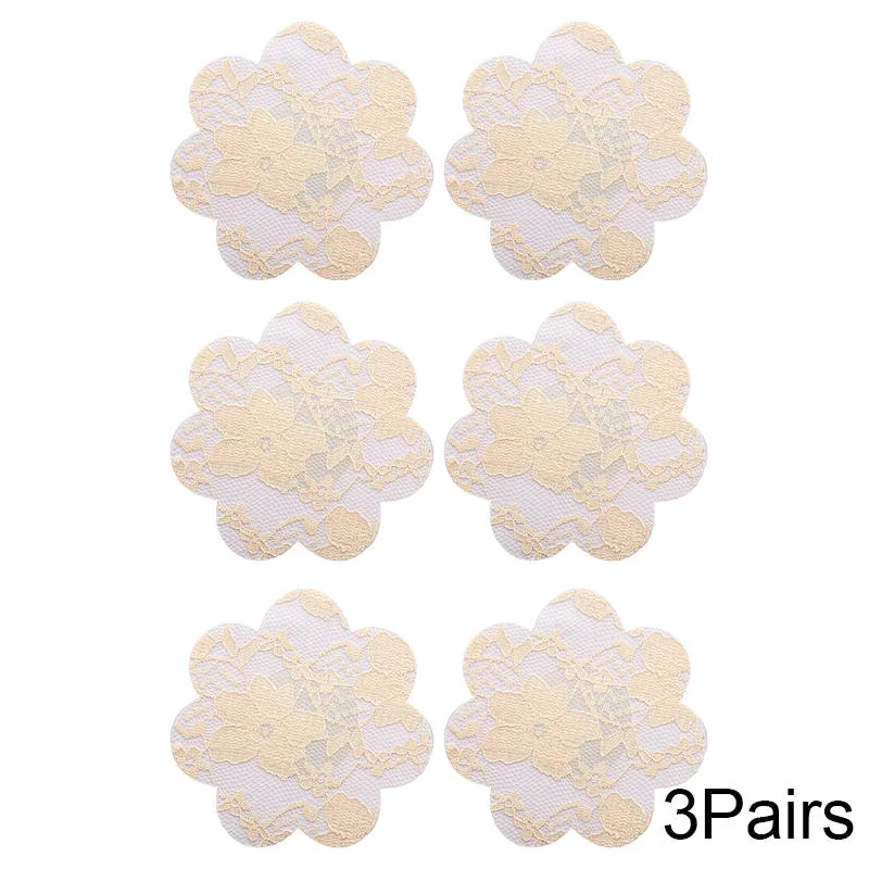 Billionm Women Nipple Cover Breast Stars Colorful Petals Invisible Nipple Self Adhesive Sticker Female Sexy Bras Accessories