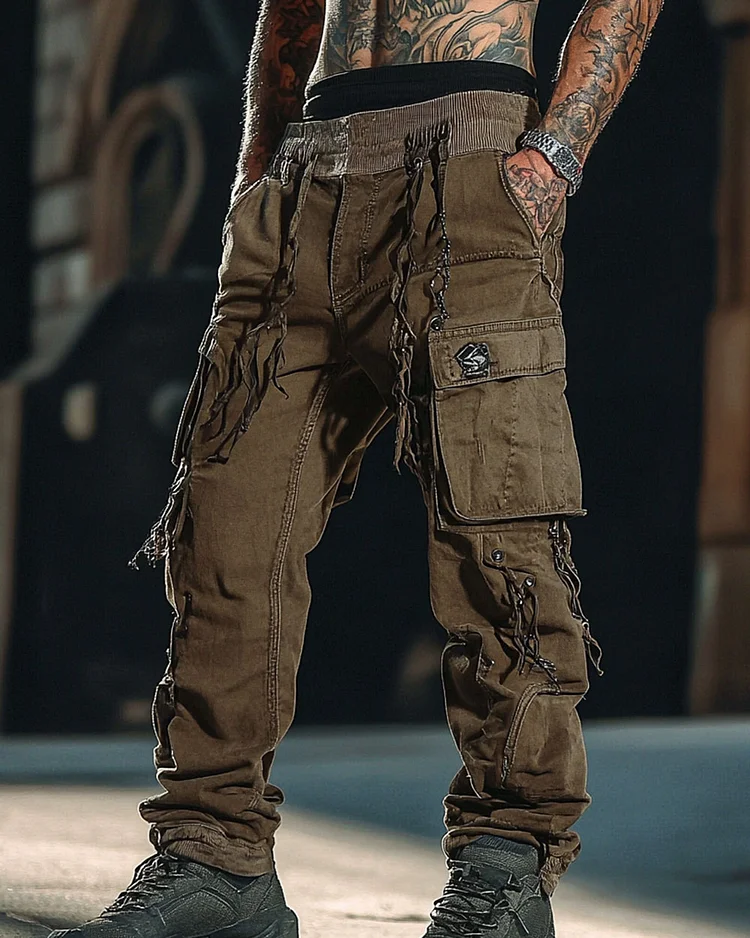 Men’s Fashion Loose Pocket Pants