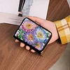 2pcs Flower Deer Pattern Diamond Painting Fashion Card Holder Compact Coin Purse