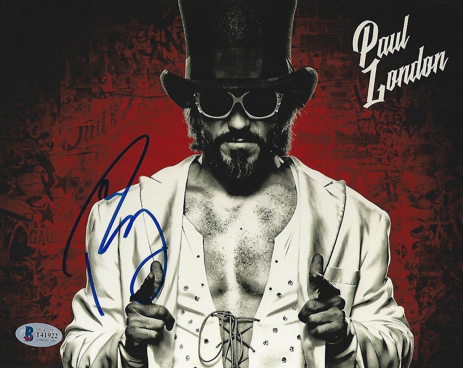 Paul London Signed 8x10 Photo Poster painting BAS Beckett COA Lucha Underground ROH Autograph