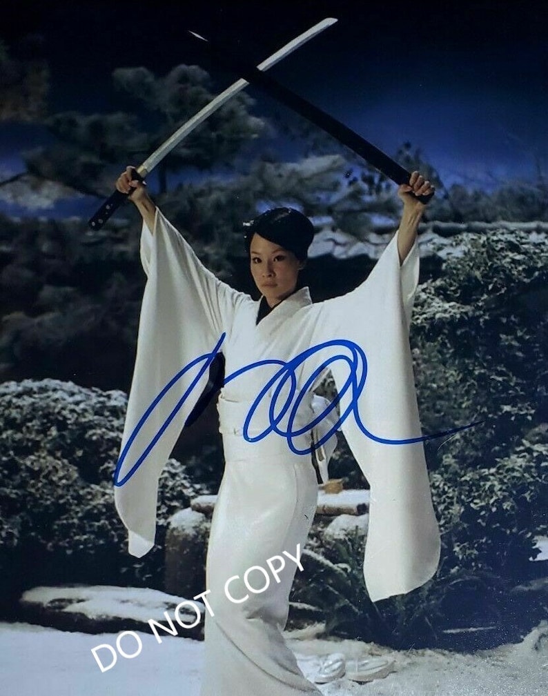 Lucy Lu Kill Bill 8 x10 20x25 cm Autographed Hand Signed Photo Poster painting