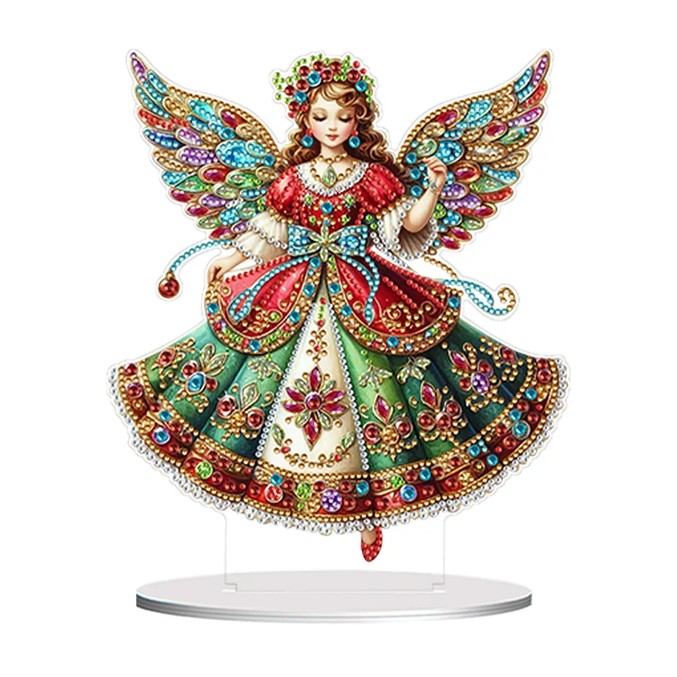 【Ornament】Special Shape Girl 5D DIY Diamond Art Tabletop Decorations for Home Office Decor gbfke