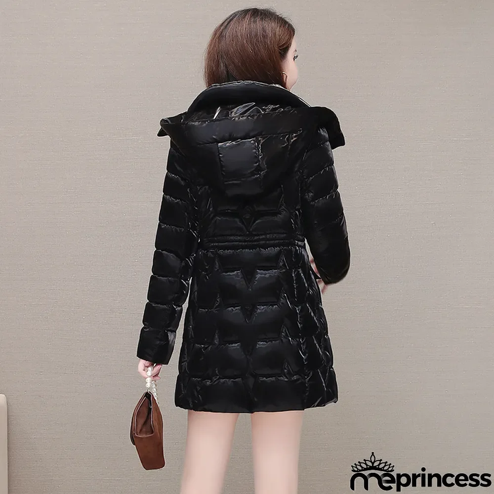 Women Shiny Warm Padded Jacket