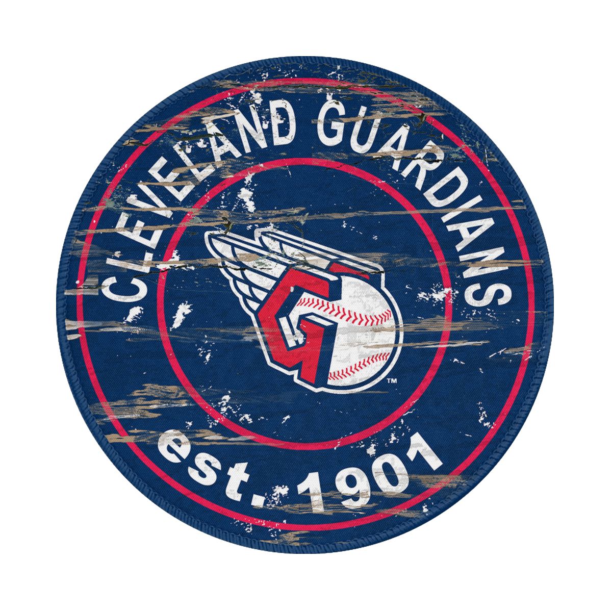 Cleveland Guardians Retro Gaming Round Mousepad for Computer Laptop