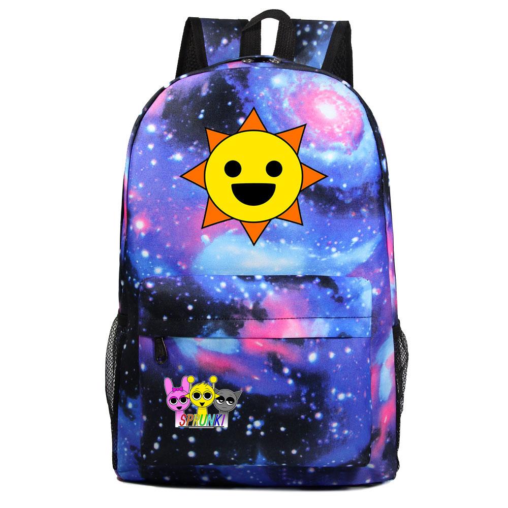 Mayoulove Sprunki Backpack Lightweight Design with Comfortable Straps for School Adventures-Mayoulove