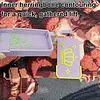 Crown Flip Cover Diamond Painting Sorting Tray with Spout (Lavender)